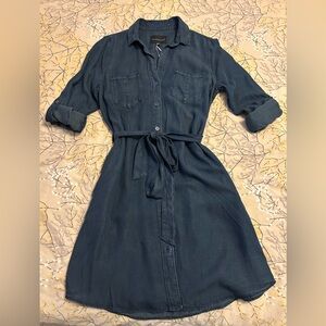 NWT Velvet Heart Dark Denim Shirtdress